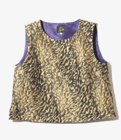 C.C. Vest - Yellow Gold - C/PE/N Animal Jq.