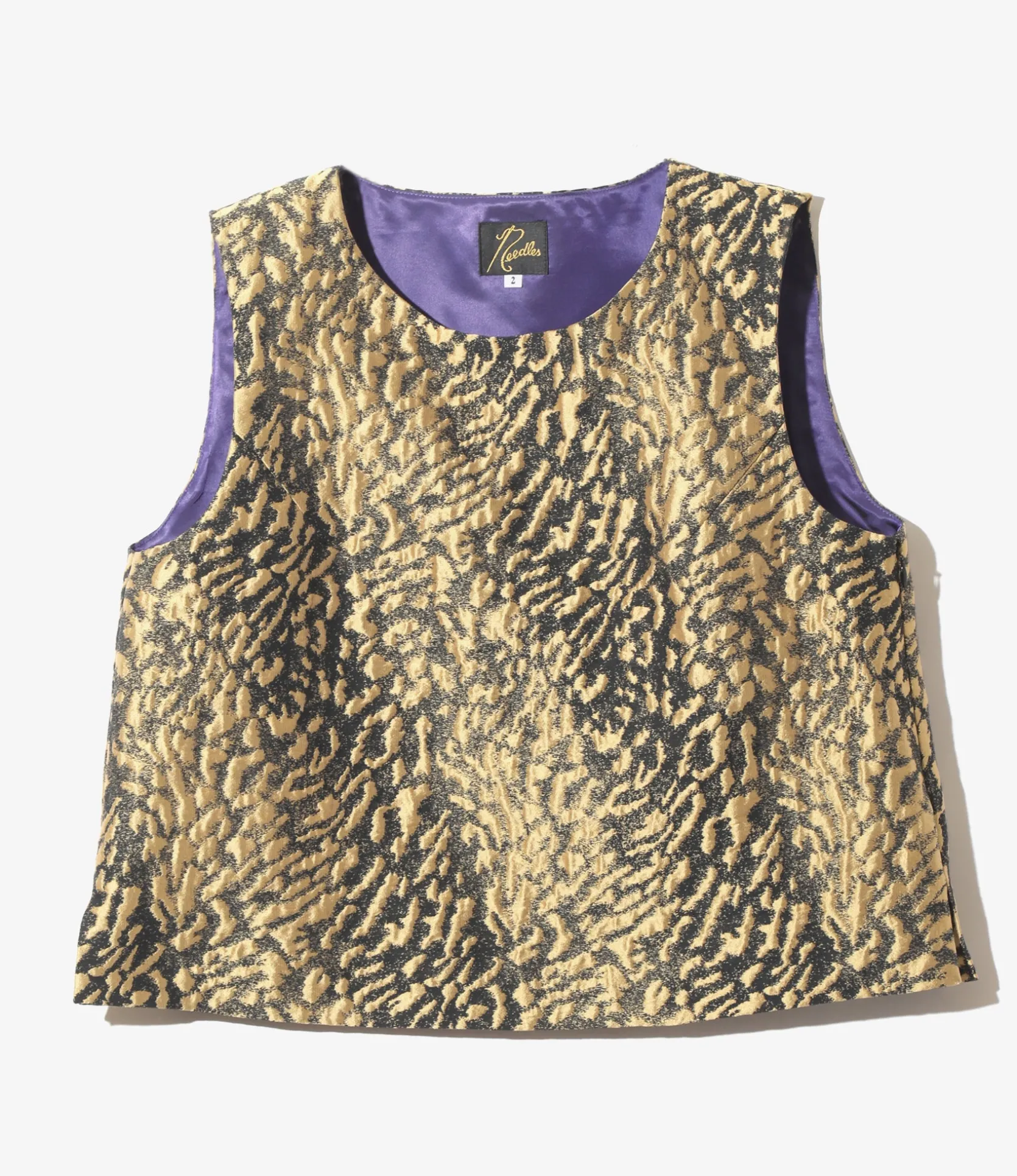 C.C. Vest - Yellow Gold - C/PE/N Animal Jq.