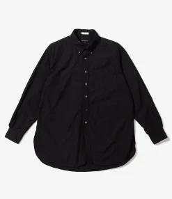 19 Century BD Shirt - Black 100's 2Ply Cotton Broadcloth