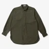 19 Century BD Shirt - Olive Cotton Oxford