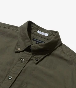 19 Century BD Shirt - Olive Cotton Oxford