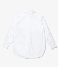 19 Century BD Shirt - White 100's 2Ply Broadcloth