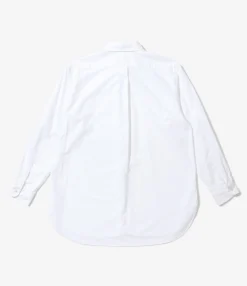 19 Century BD Shirt - White Cotton Oxford