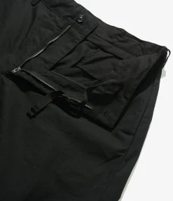 Chino Pant - Black Cotton Ripstop