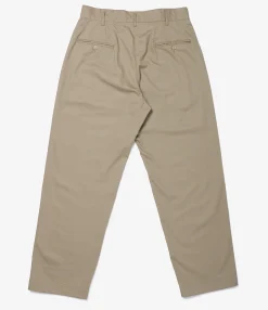 Chino Pant - Khaki 6.5oz Flat Twil