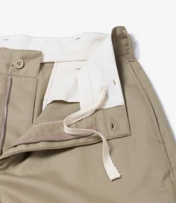 Chino Pant - Khaki 6.5oz Flat Twil