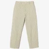 Chino Pant - Navy/Natural Cotton Seersucker