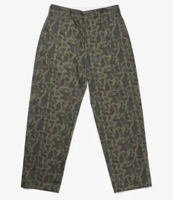 Chino Pant - Olive Camo 6.5oz Flat Twill