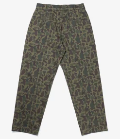Chino Pant - Olive Camo 6.5oz Flat Twill