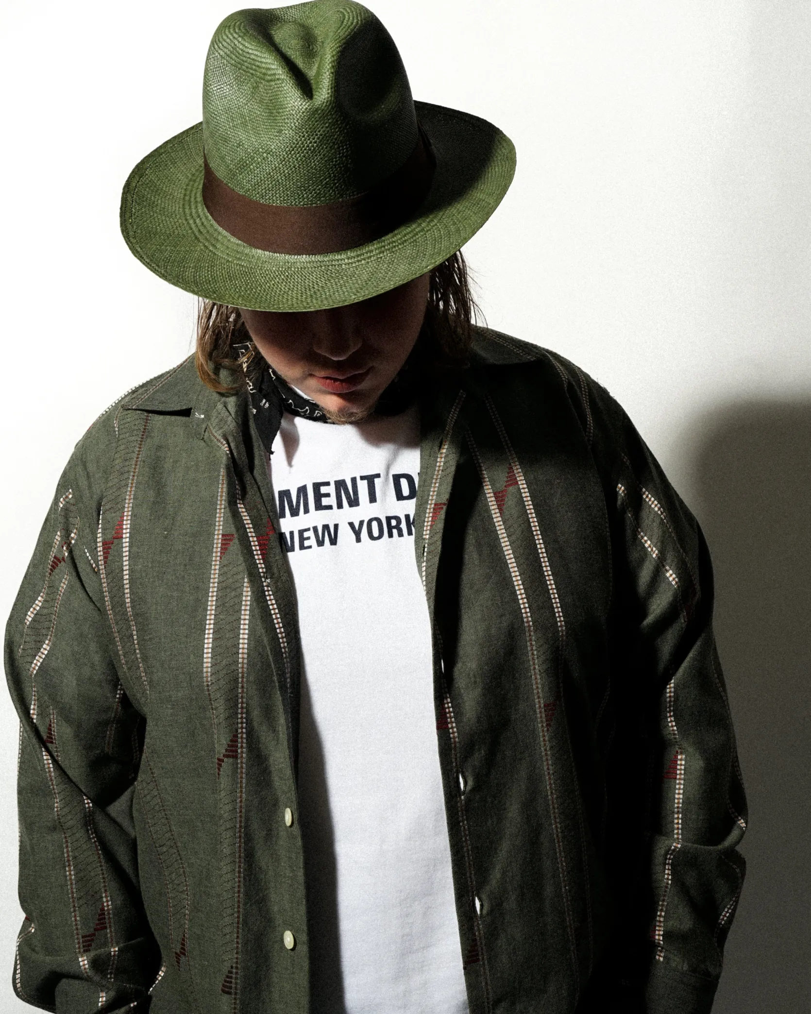Classic Panama Hat - Green