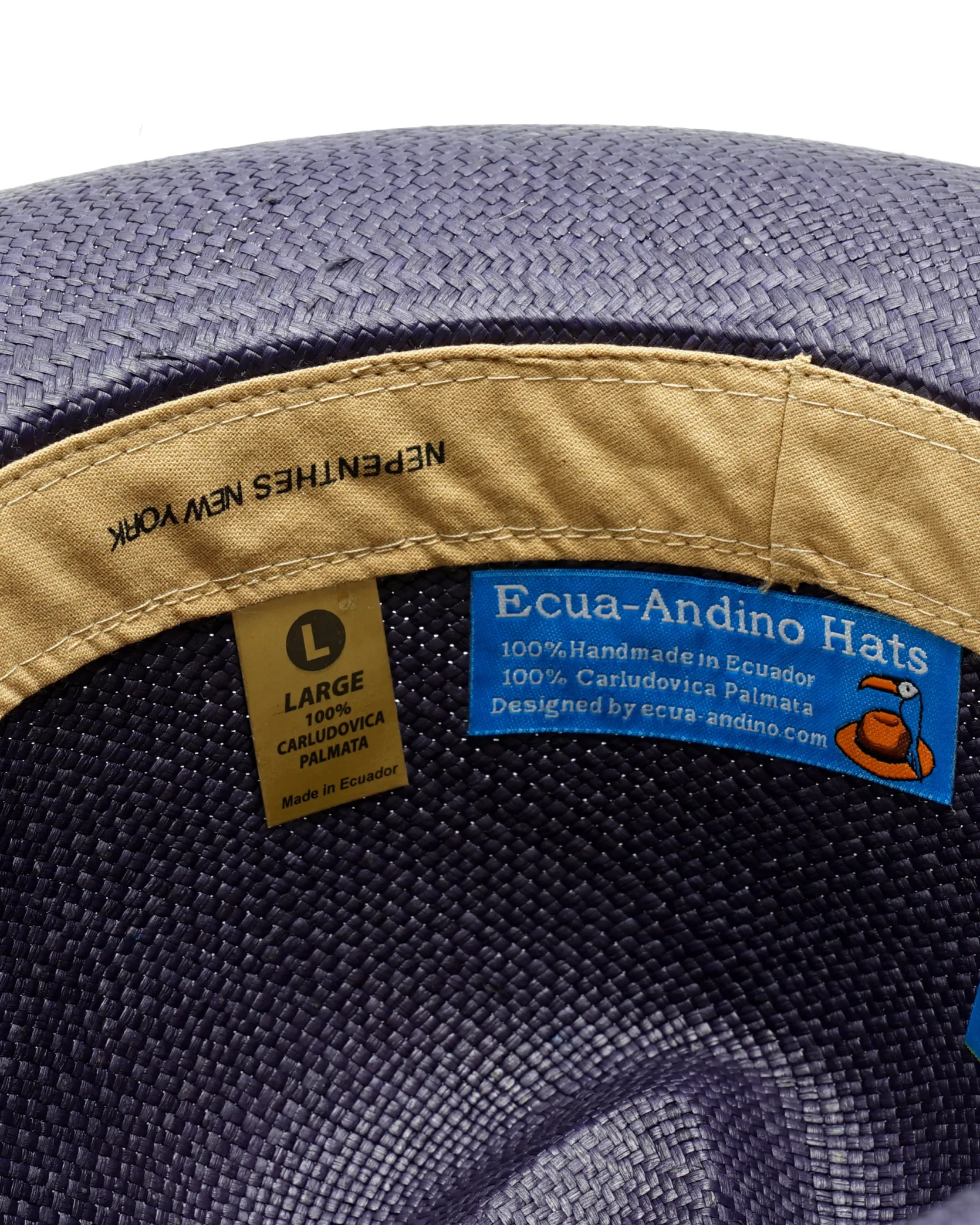 Classic Panama Hat - Navy