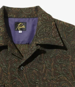 Classic Shirt - Green - Wool Paisley Jq.