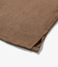 Classic Shirt - Khaki Polyester Lt. Weight Fake Suede