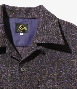Classic Shirt - Purple - Wool Paisley Jq.