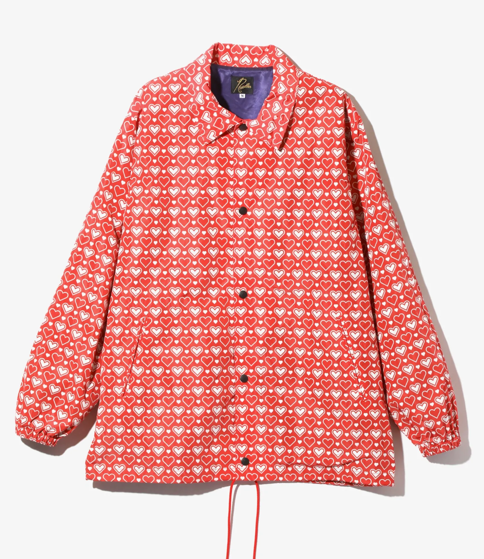 Coach Jacket - Red Heart - Poly Taffeta / Printed