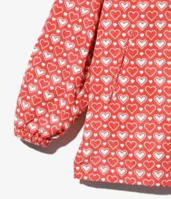 Coach Jacket - Red Heart - Poly Taffeta / Printed