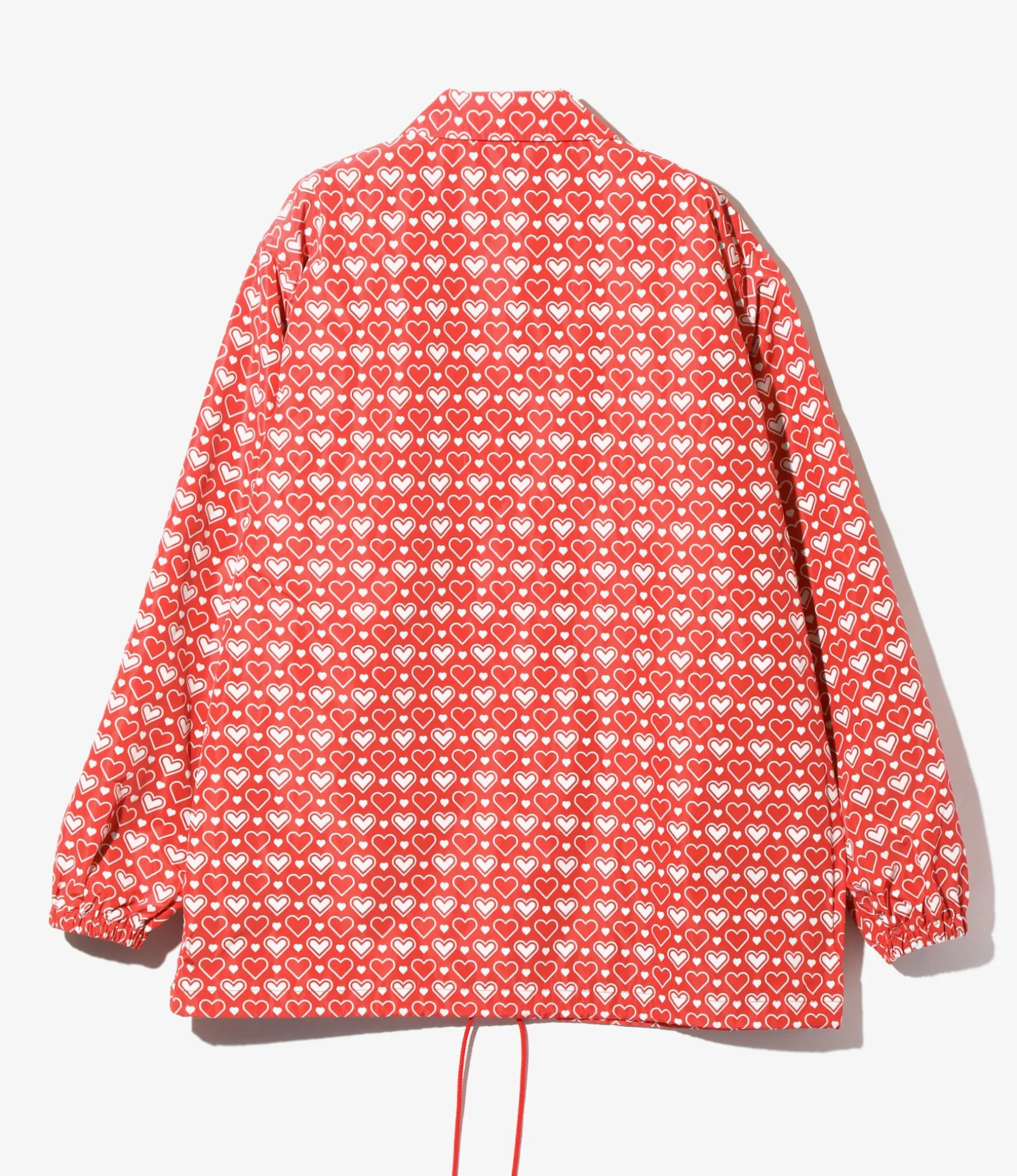 Coach Jacket - Red Heart - Poly Taffeta / Printed