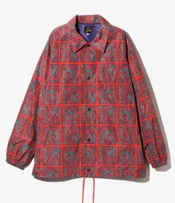Coach Jacket - Red Square - Poly Taffeta / Printed