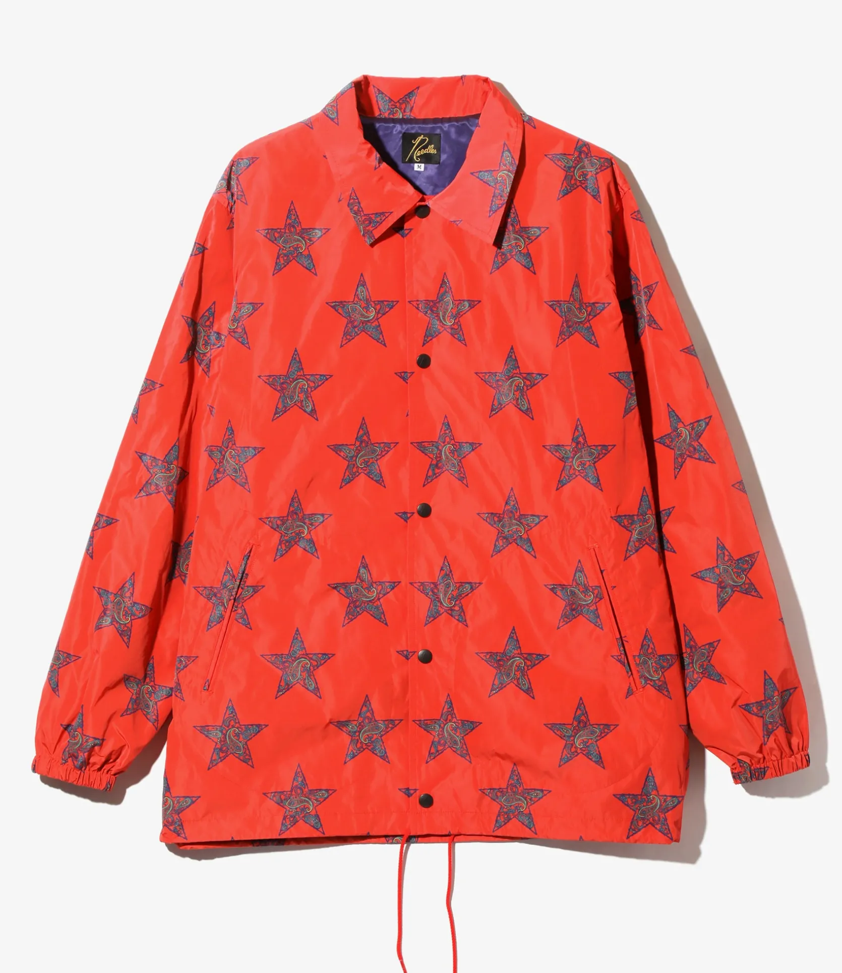 Coach Jacket - Red Star - Poly Taffeta / Printed