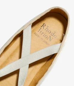 Color Combination Ballet Shoes - Tan - Sateen
