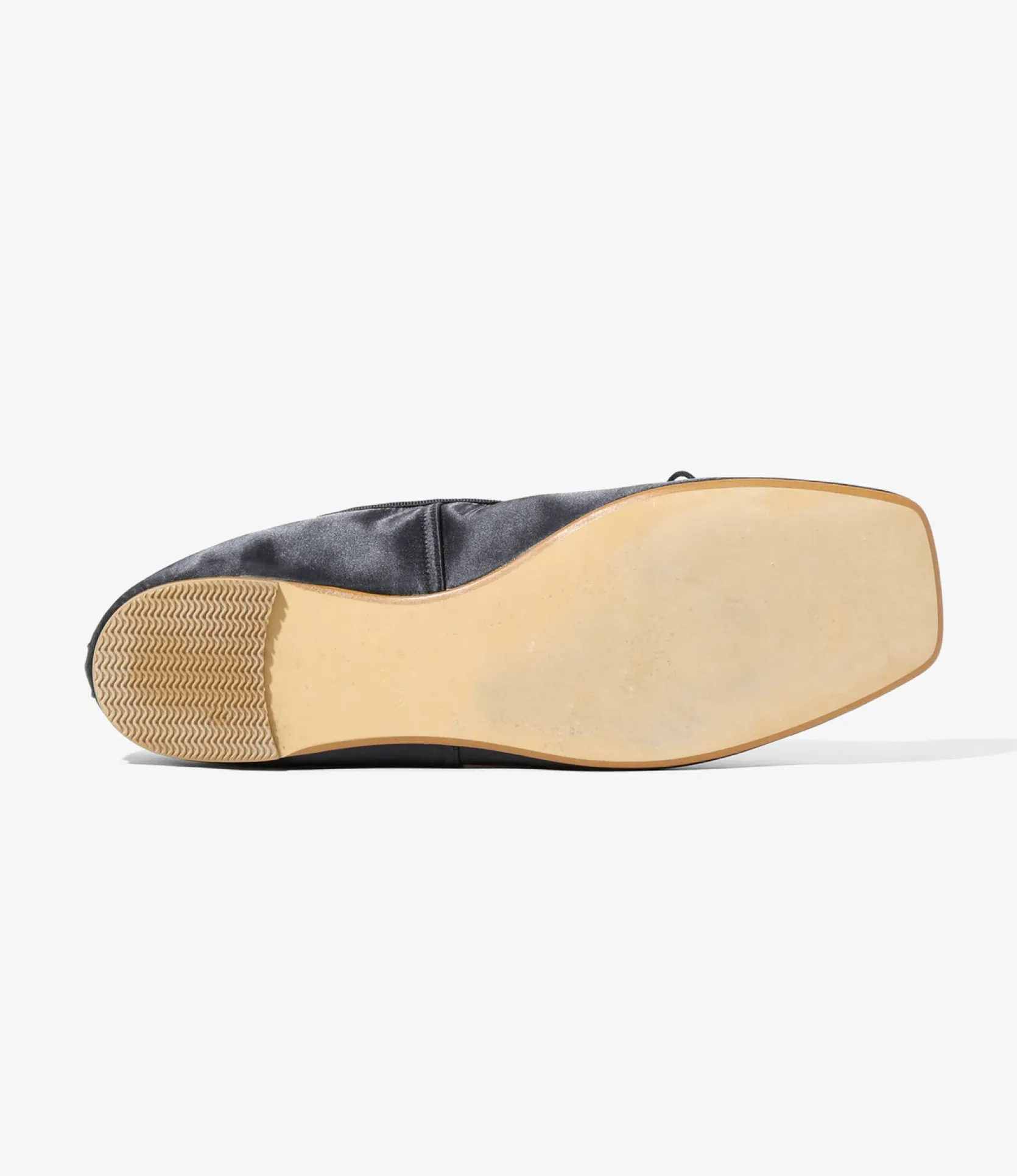Color Combination Ballet Shoes - Black