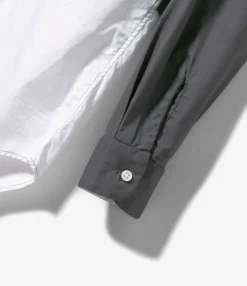 Combo Short Collar Shirt - White 100's 2Ply Broadcloth