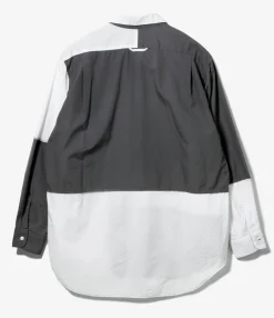 Combo Short Collar Shirt - White 100's 2Ply Broadcloth