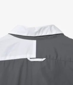 Combo Short Collar Shirt - White 100's 2Ply Broadcloth