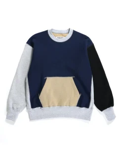 Combo Utility Sweatshirt - Khaki 12oz Cotton Fleece