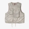 Cover Vest - Silver Poly Refrective Taffeta