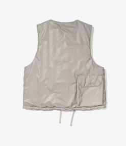 Cover Vest - Silver Poly Refrective Taffeta