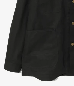 Coverall - Black - 11.5oz Cotton Canvas
