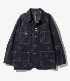 Coverall - Indigo - 10oz Denim / Rose Jq.