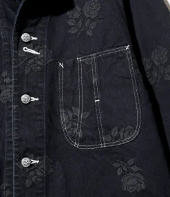 Coverall - Indigo - 10oz Denim / Rose Jq.