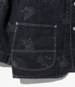 Coverall - Indigo - 10oz Denim / Rose Jq.