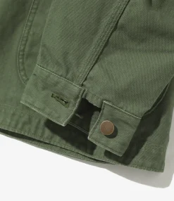 Coverall - Moss Green - 11.5oz Cotton Canvas
