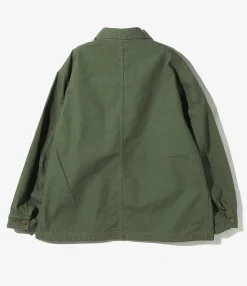 Coverall - Moss Green - 11.5oz Cotton Canvas