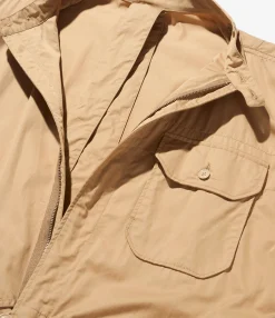 Coverall Suit - Khaki Cotton Superfine Twill