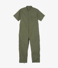 Coverall Suit - Olive Cotton Ripstop