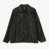 Cowboy One-Up Shirt - Black - Bright Foulard