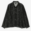 Cowboy One-Up Shirt - Off White - R/AC Square Dot Jacquard