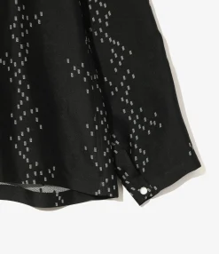 Cowboy One-Up Shirt - Off White - R/AC Square Dot Jacquard