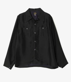 Cowboy One-Up Shirt - Purple- R/AC Square Dot Jacquard