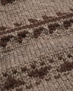 Cowichan Sweater - Beige/Brown
