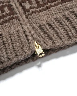 Cowichan Sweater - Beige/Brown