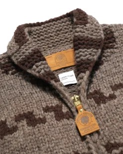 Cowichan Vest - Beige/Brown