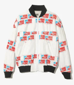 CPS Jacket - White - aie Printed Tyvek