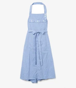 Craft Dress - Lt. Blue Windowpane Gingham