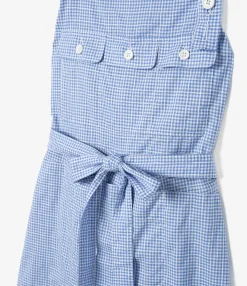 Craft Dress - Lt. Blue Windowpane Gingham