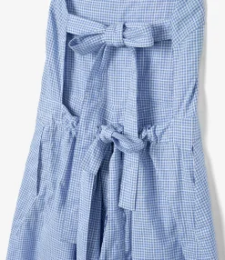 Craft Dress - Lt. Blue Windowpane Gingham
